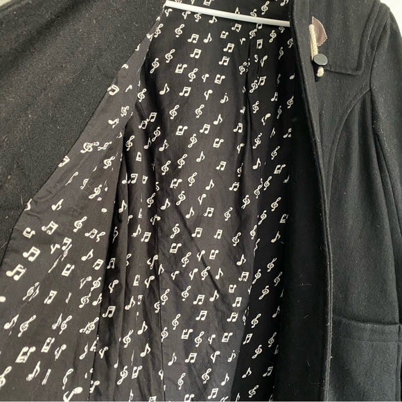 Jouetie Black Duffle Coat - Picture 5 of 6